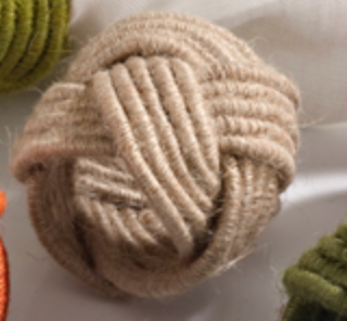 BRAIDED JUTE NAPKIN RING SET OF 4