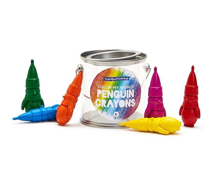 HOLIDAY EDITION CRAYONS SET IN PAINT JAR