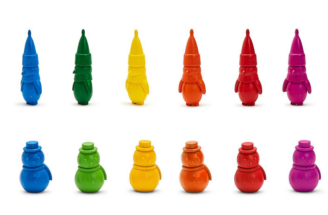 HOLIDAY EDITION CRAYONS SET IN PAINT JAR