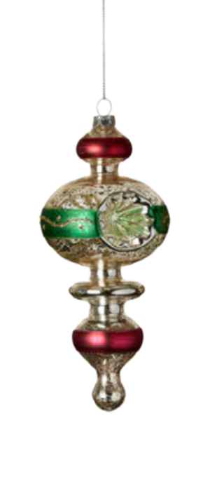 COLORFUL FINIAL ORNAMENT