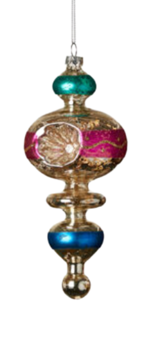 COLORFUL FINIAL ORNAMENT