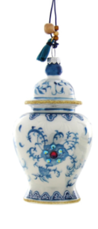 CHINOISERIE GINGER JAR ORNAMENT