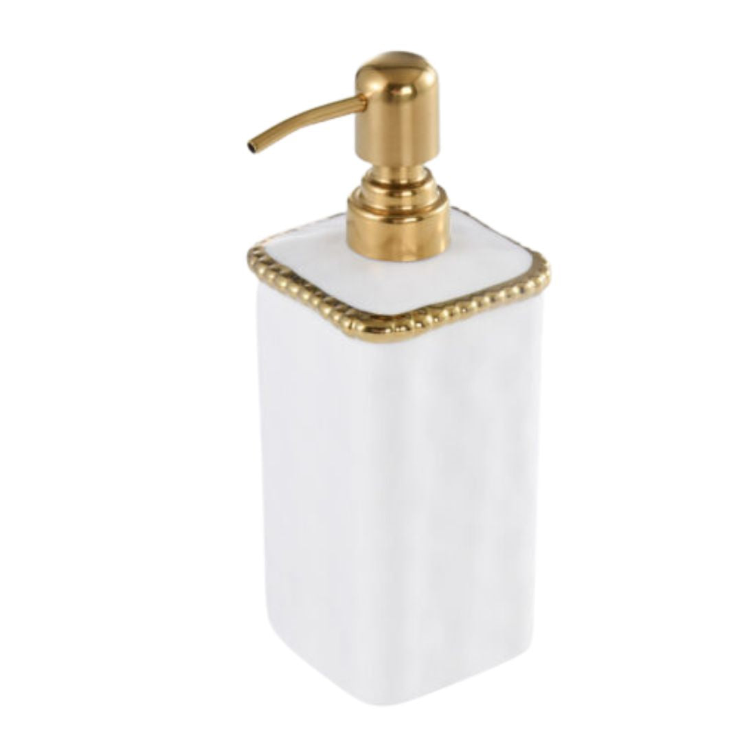 VANITY ACCESS GOLD BEADS SOAP PUMP