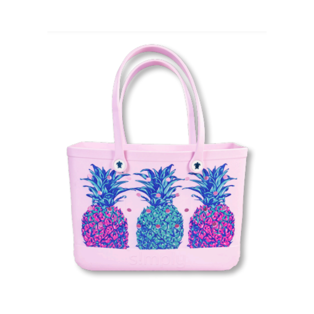 PINEAPPLE PATTERNED SIMPLY TOTE