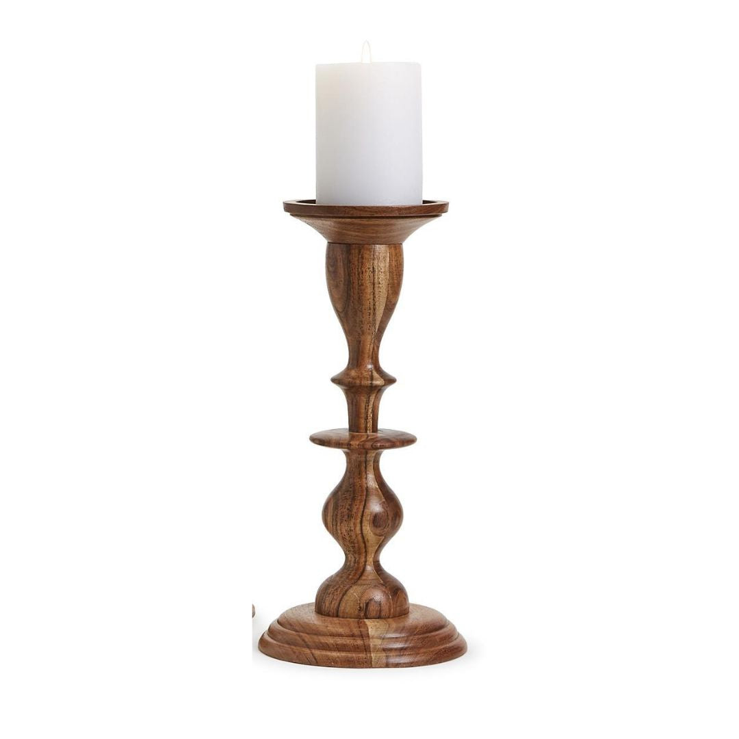 NATURAL HEIGHTS HAND-CRAFTED PILLAR CANDLEHOLDERS