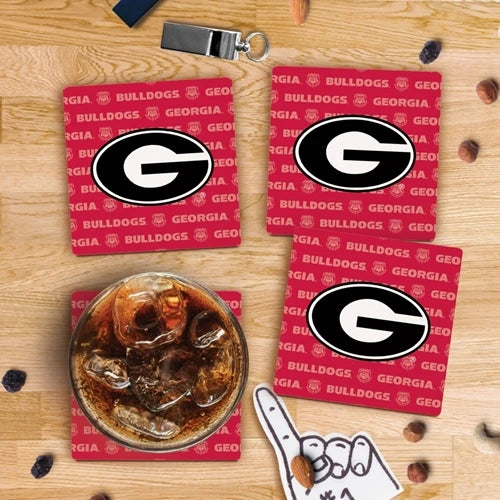 COLLEGIATE LOGO COASTER S/2