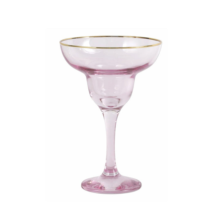 RAINBOW ASSORTED MARGARITA GLASS