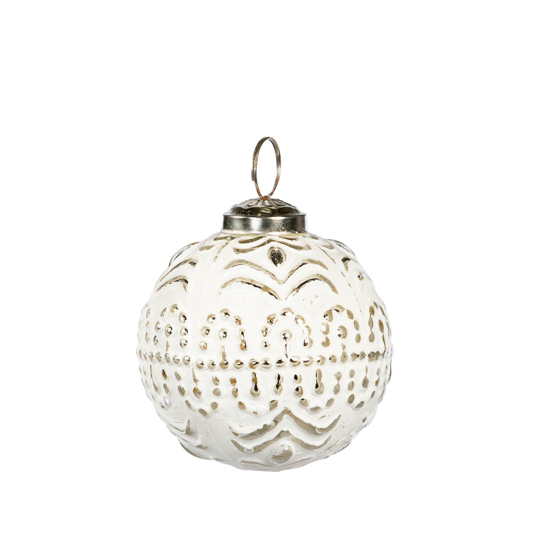 ST. LUCIA EMBOSSED ORNAMENT