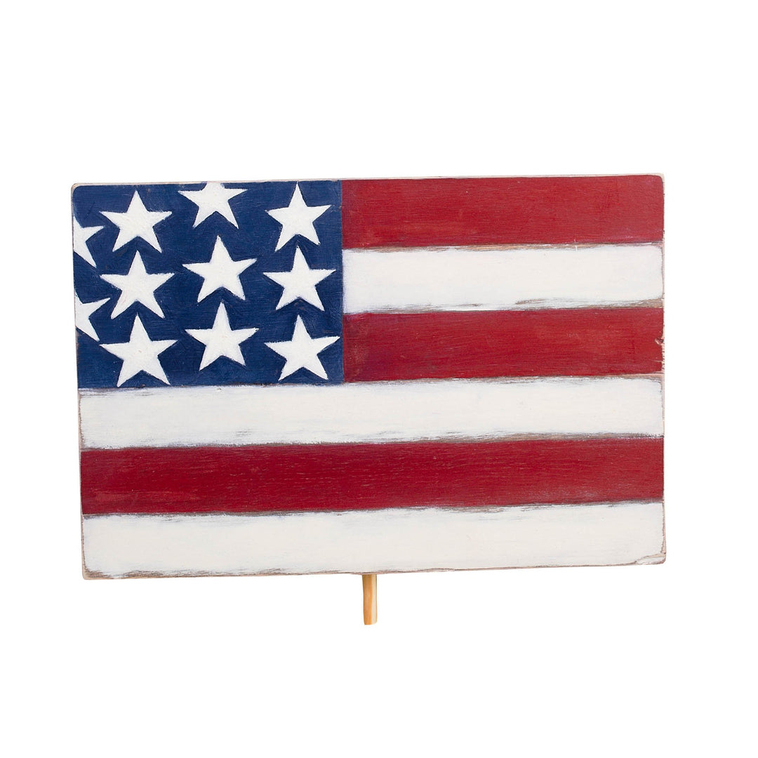 AMERICAN FLAG WELCOME BOARD TOPPER