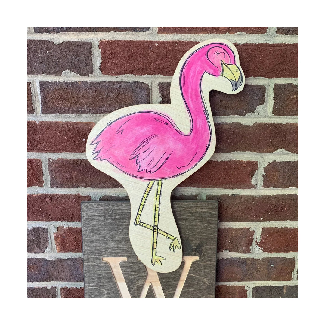 FLAMINGO WELCOME TOPPER