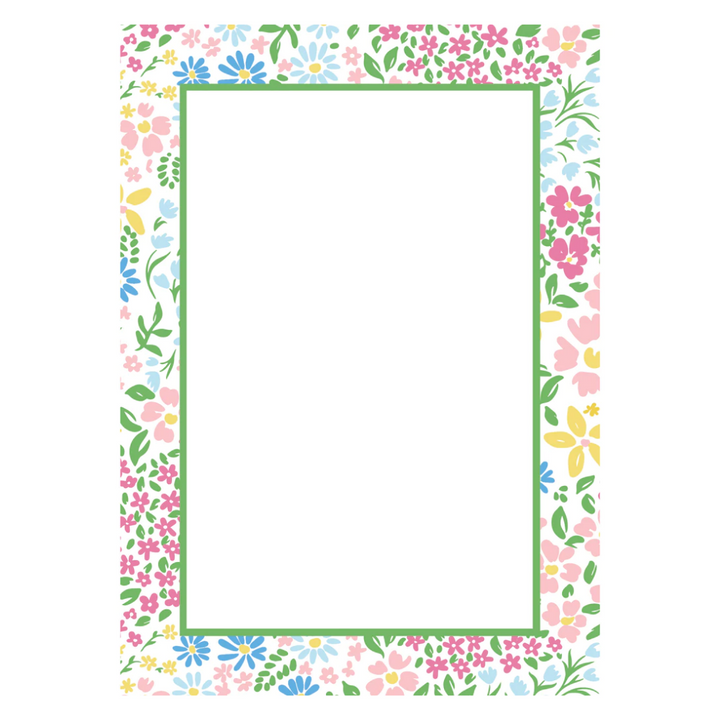 floral 5X7 NOTEPAD