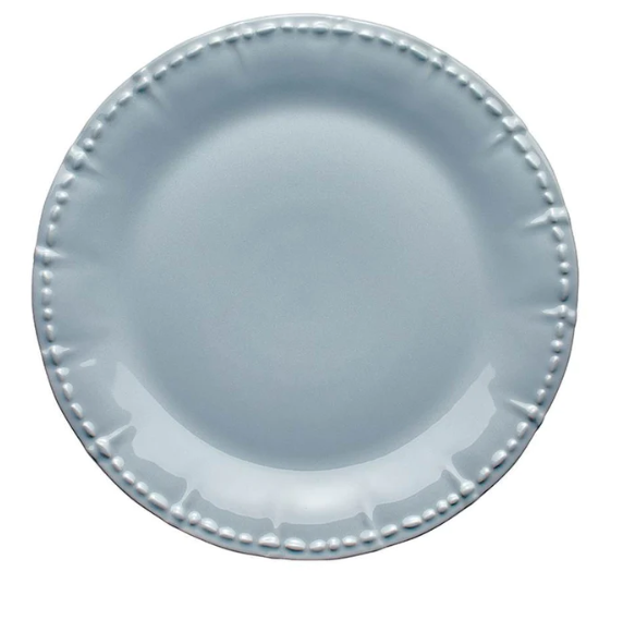 blue cashmere simple dinner plate