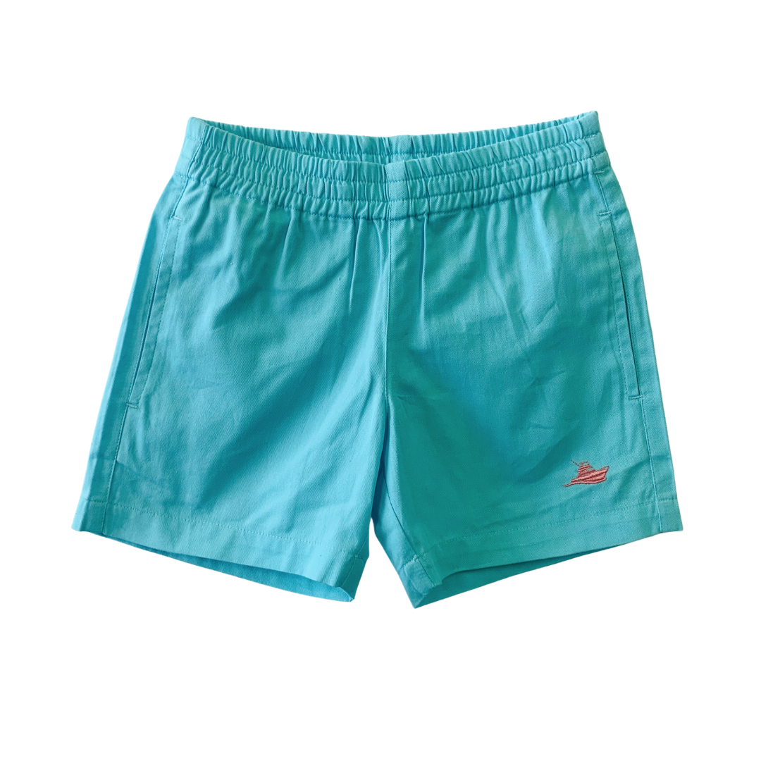 TURQUOISE PLAY SHORTS