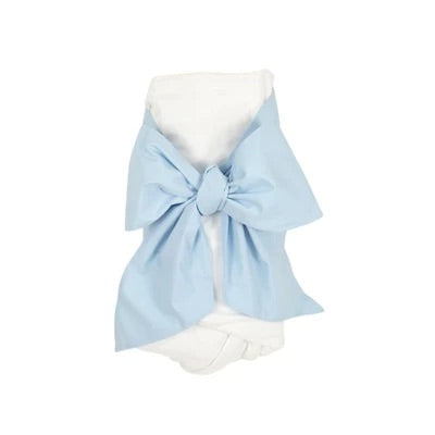 BUCKHEAD BLUE BOW SWADDLE