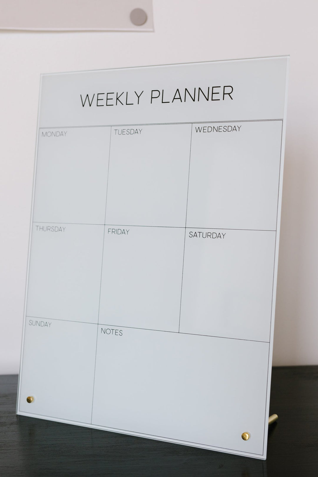 12X16 WEEKLY PLANNER GLASS MAGNET BOARD