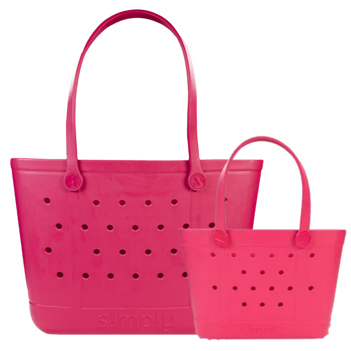 ruby solid simply tote