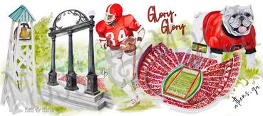 UGA 30 OZ TUMBLER